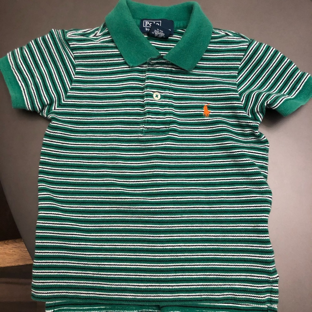 Striped Ralph Lauren Pilot Shirt 2T